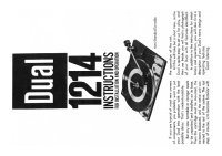 Dual 1214-Owners-Manual-2